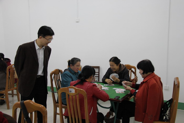 离退休职工棋牌比赛 
