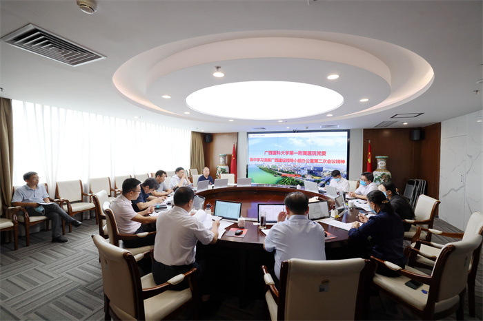我院党委集中学习清廉广西建设领导小组办公室第二次会议精神