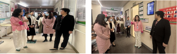 我院病案信息管理科青年文明号到北湖安居社区卫生服务中心开展病案共建交流活动