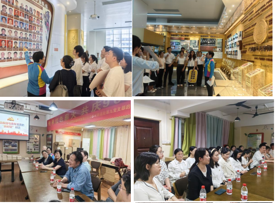 我院研究生联合党支部与学校离退处第九党支部开展“传承红色薪火 共庆90华章——‘跨时空’对话”主题党日活动