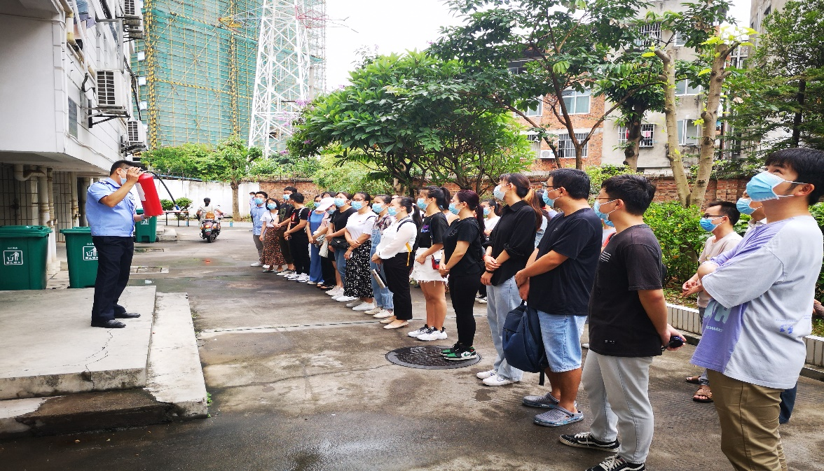 我院药学部联合保卫科开展消防安全演练