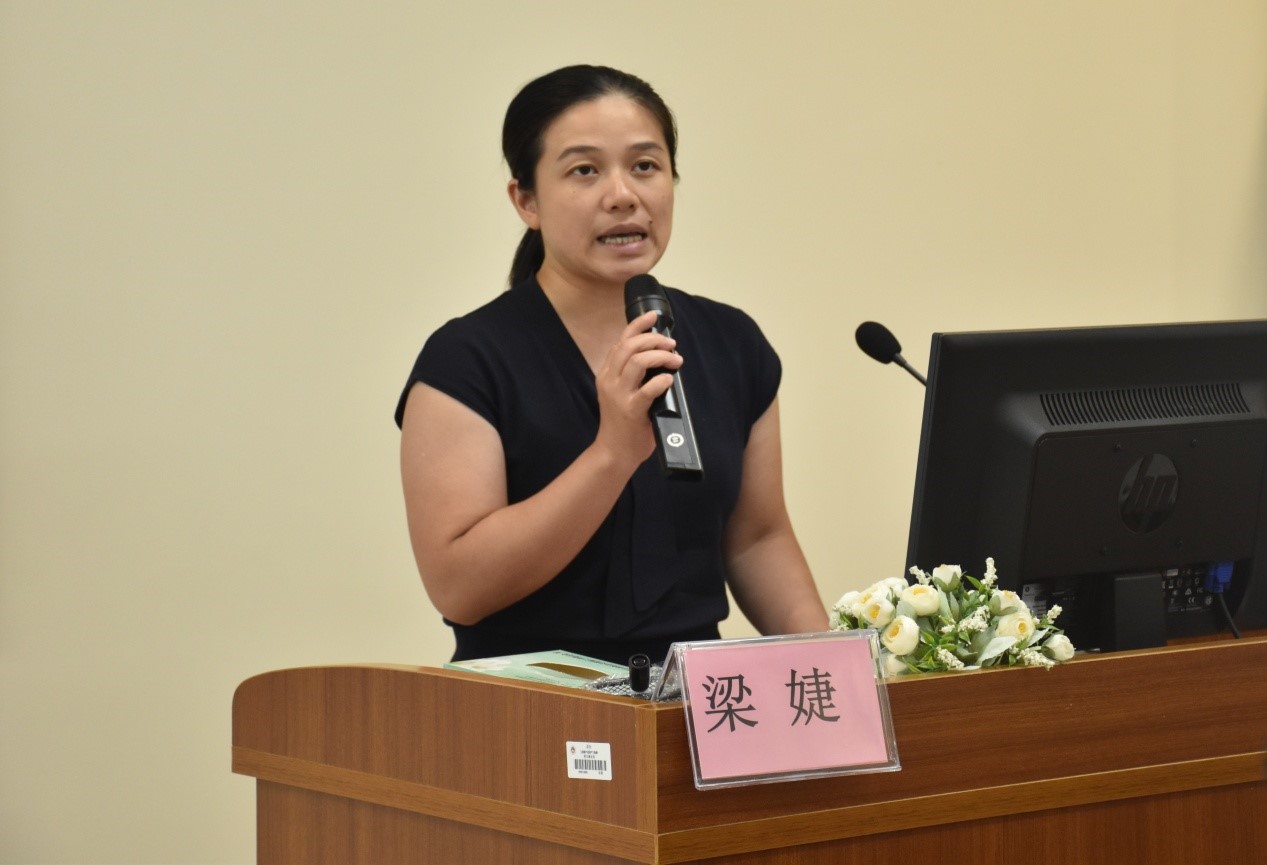 广西医科大学校团委书记梁婕致辞