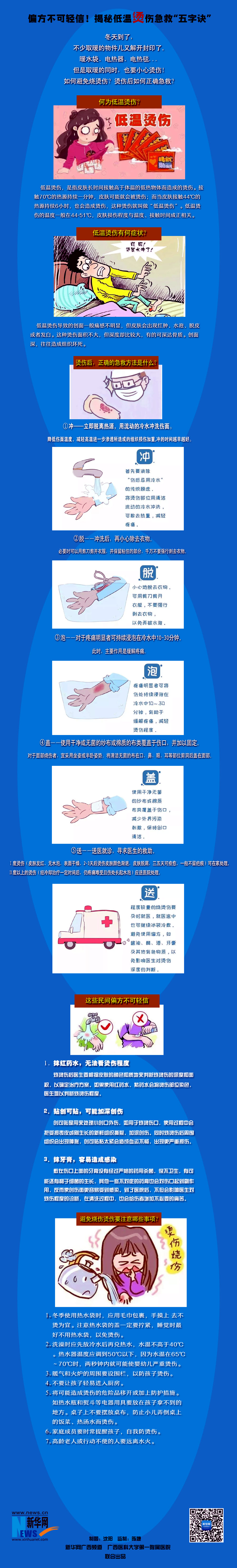 新华网：偏方不可轻信！揭秘低温烫伤急救“五字诀”
