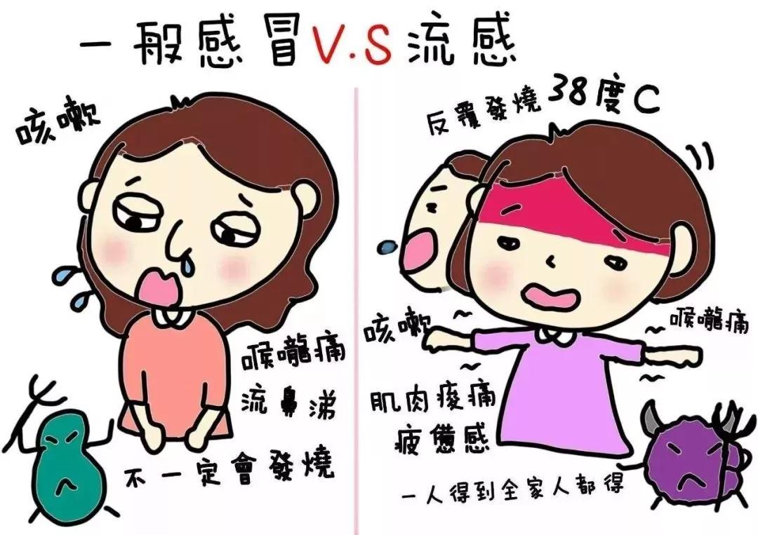 流感预警继续！千万别把流感当感冒，一招教您快速判断