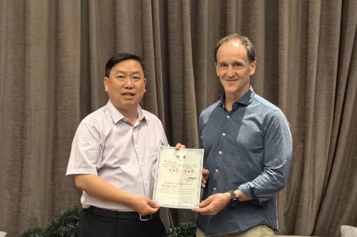 瑞典皇家科学院院士、诺贝尔奖评委Mikael Oliveberg教授受聘广西医科大学第一附属医院客座教授