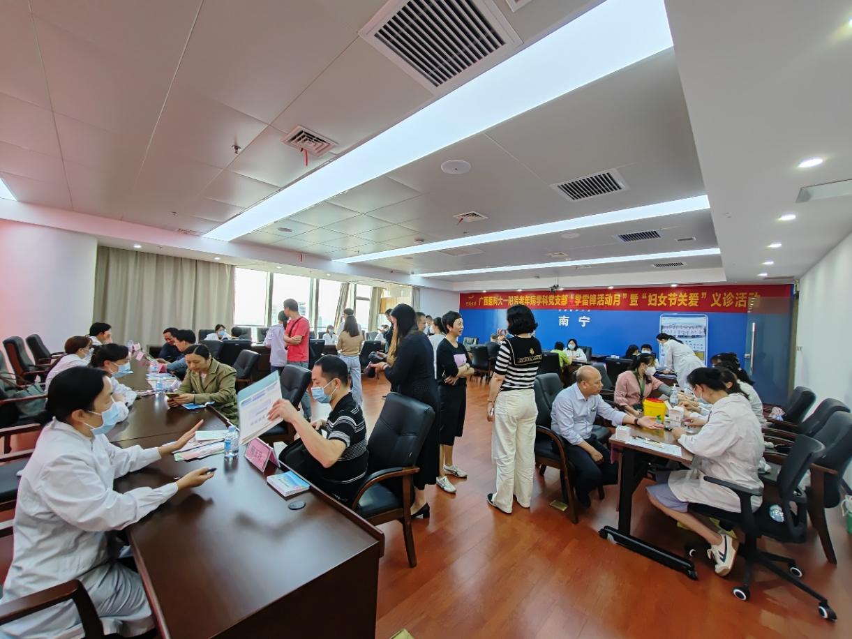 学习二十大｜我院老年病学科第一、第二、第三党支部开展“学雷锋活动月”暨“妇女节关爱”义诊活动