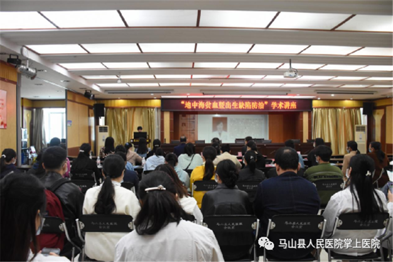 我院专家团队前往马山分院开展地中海贫血暨出生缺陷防治义诊活动