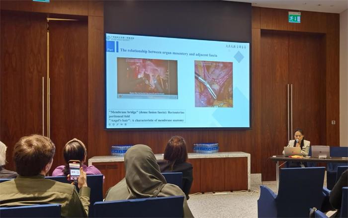 我院妇科二病区况燕教授受邀在第九届微创外科学会迪拜会议上作主题分享