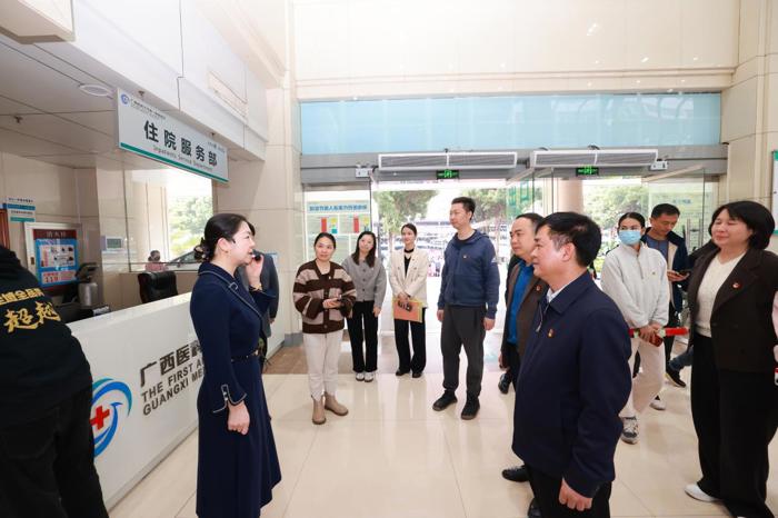 北海市人民医院一行到我院参观交流