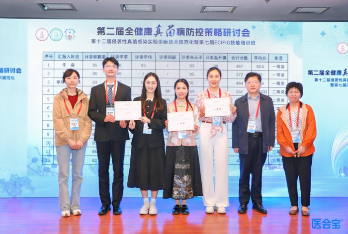 一等奖！第一临床医学院在第二届全健康真菌病防控策略研讨会“点石成金”真菌病例大赛中喜获佳绩