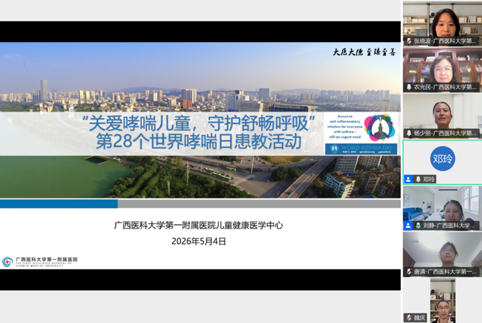 儿科开展第28个“世界哮喘日”系列义诊活动